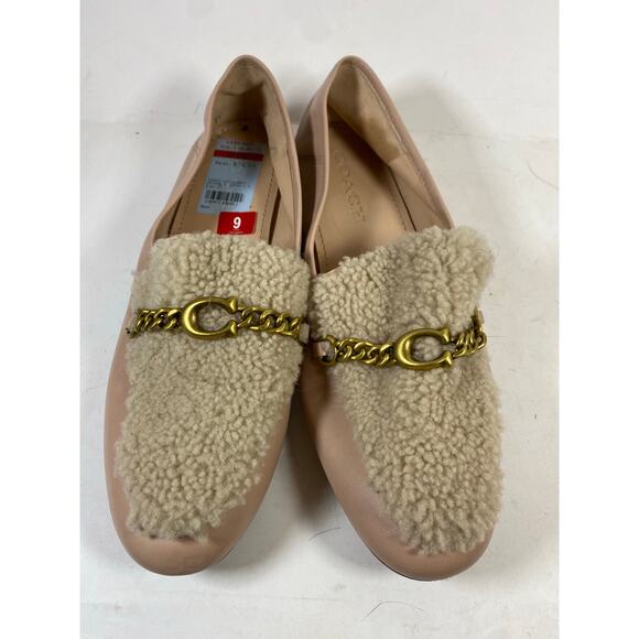 Coach Helena Sherling Tan Loafer Women's Size 9 - Picture 1 of 9